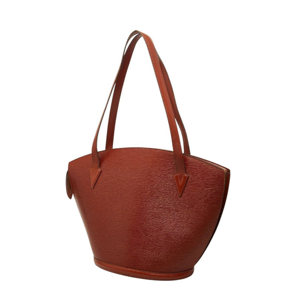Louis Vuitton Tote Shoulder Shopping Epi Saint Brown Bag Jacques Leather Kenya